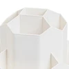 Desktop Stationery Organizer 9 Slots Stationery Storage Box 360 Degree Rotating Cute Pencil Cup Pot for Home Office School 5