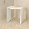 Shower Chair - Concrete, Waterproof Shower Stool, Bath Seat, FSA HSA Eligible, Medical Use, 300 lbs Weight Capacity, Non-Slip 4