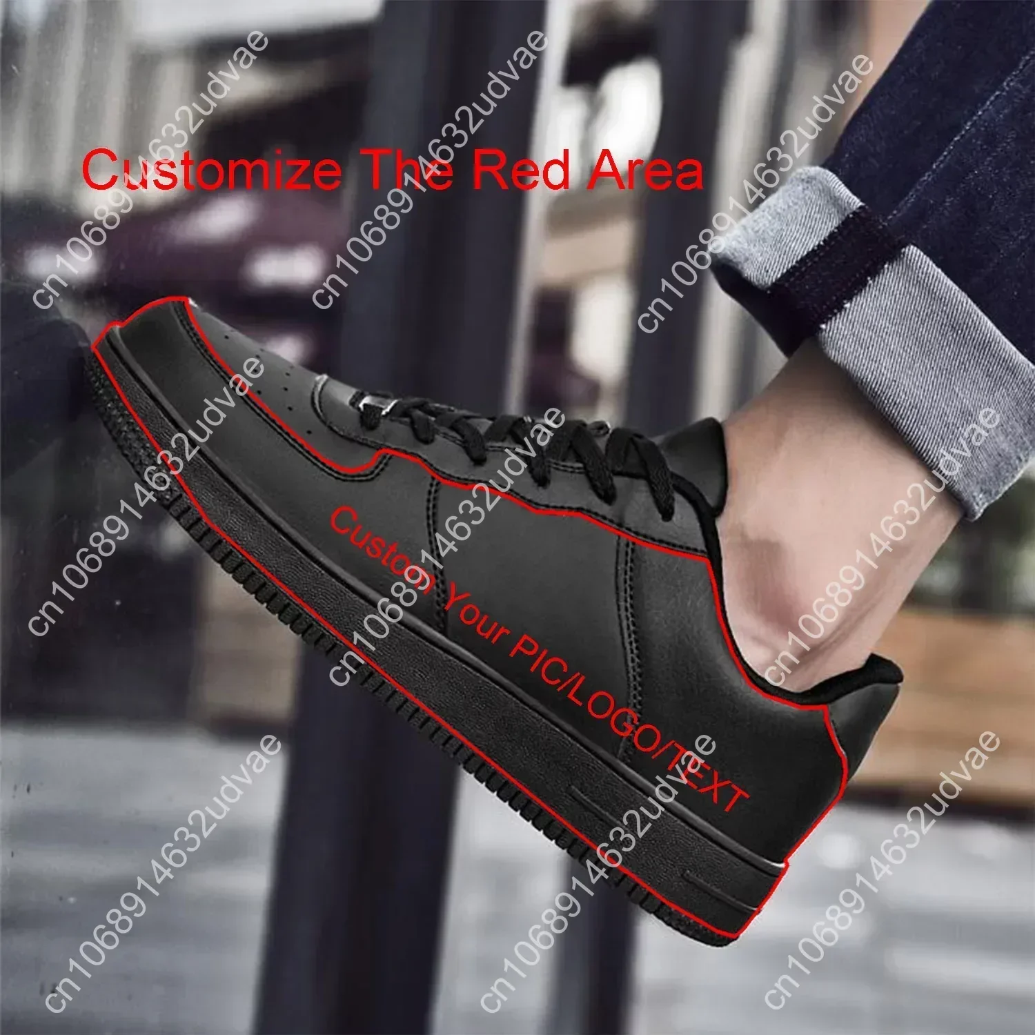 Customized Shoes Air Basketball Mens Womens Sports Running High Quality Flats Force Sneakers Lace Up Mesh Custom Made Shoe DIY