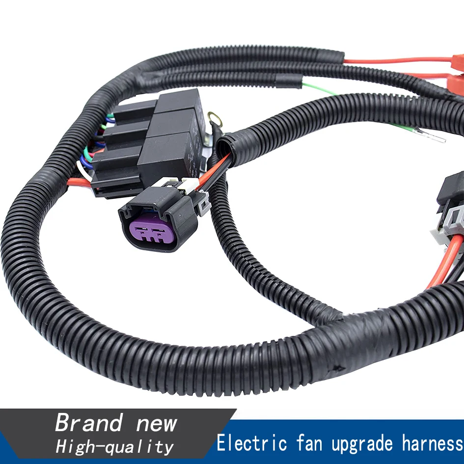 Dual Electric Fan Upgrade Wiring Harness 1999&ndash;2006 ECU Control 7L5533A226T electric fan car fan