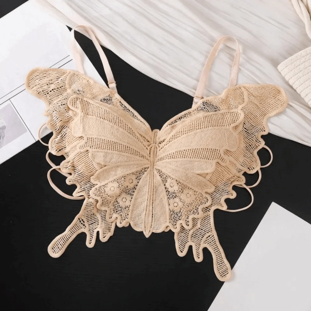 Backless summer top with slim fit, soft straps, and playful beachwear styling