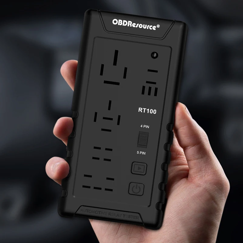 12V/24V Car Electronic Relay Tester 4Pin/5Pin Car Battery Voltage Tester Diagnostic Tool OBDResource Official Original