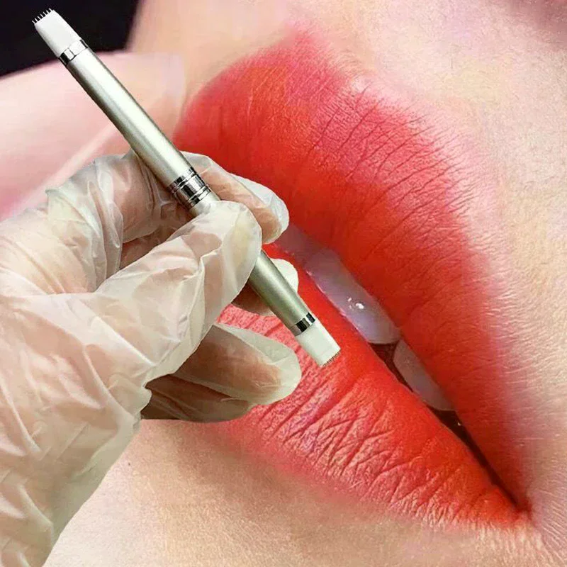 2pcs Microblading Tattoo Fog Needles - Permanent Makeup Manual Pen Tattoo Needle Light For Fog Eyebrow Lip Eyeline