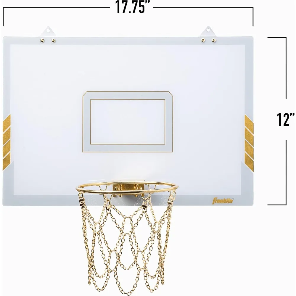 Gold Wall-Mounted Basketball Set 2