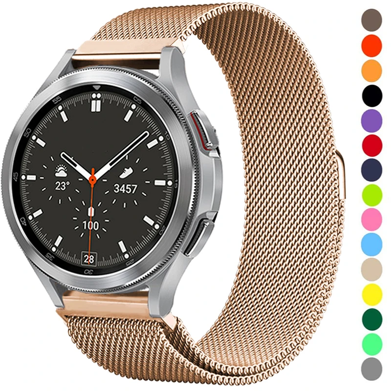 Elegant Milanese Loop Strap, 20mm/22mm - Premium Stainless Steel Mesh Bracelet Band