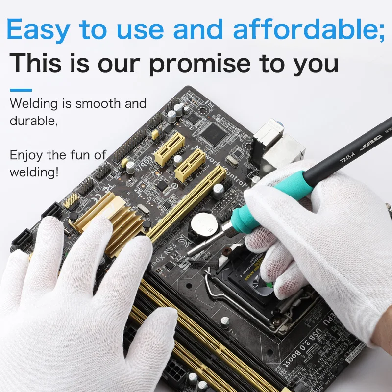 Soldering Iron Soldering Iron Tips Solder Iron Kit C245 Electric Soldering Iron Tips for JBC Iron Soldering Station Constant Temperature Solder Head