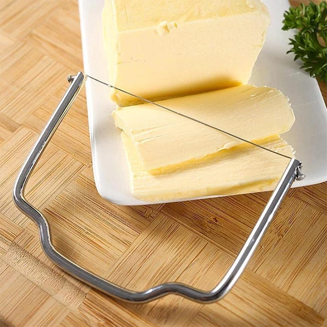 Kitchen Cheese Slicer Butter Stainless Steel Cutting Board Butter Cutter  Knife Baking Cooking Kitchen Tools - AliExpress