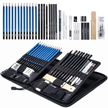 

Sketching Pencils Set, 40-Piece Drawing Pencils and Sketch Kit, Complete Artist Kit Includes Graphite Pencils, Pastel Pencils