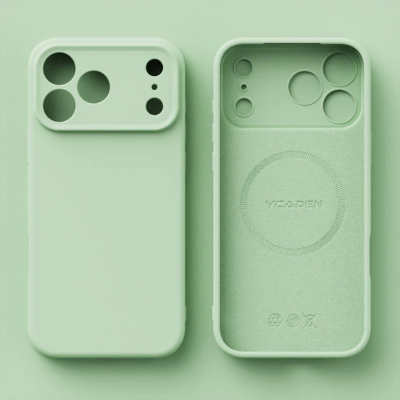 Enhanced Liquid Silicone Magnetic Phone Case with MagSafe Wireless Charging Compatibility