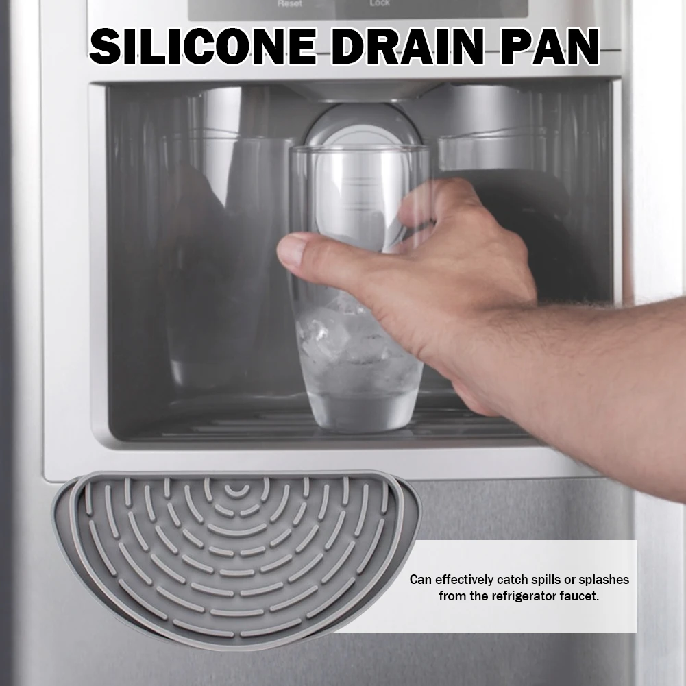 Silicone Refrigerator Drip Tray Fridge Drip Catcher Cuttable Water Tray For  Refrigerator Water Dispenser Drip Pad Accessories - AliExpress