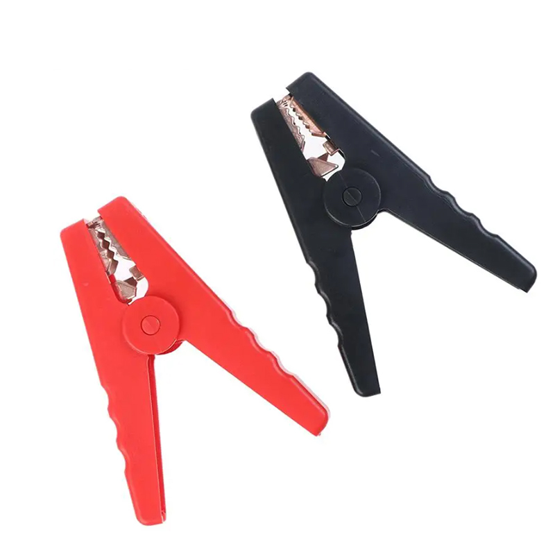 2 Pieces 100A Large Crocodile Clip Car Battery Charger Insulation Clip Wholesale
