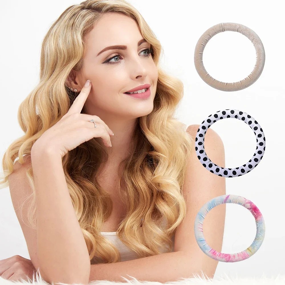 Heatless Lazy Curling Stick EVA Foam Sponge Curl Artifact Lazy Self-Service Curling Round Headband Sleep Hairdressing Tools