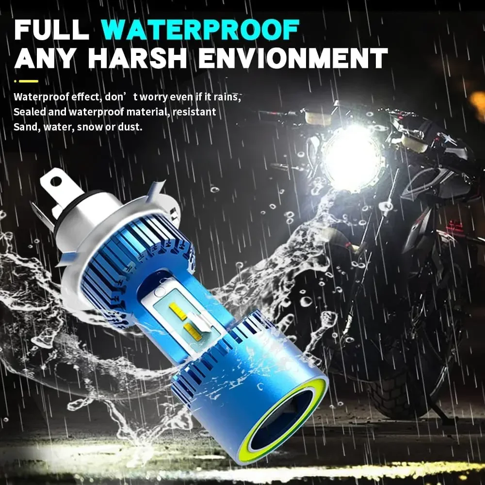 

Experience the True Power of LED Technology with 9003 HB2 H4 H7 Headlight Bulbs, Emitting 40W 6000K White Light for a Safer
