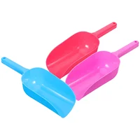 3 Pcs Flat Head Snow Kid Toy Kids Beach Toys Funny Child Sand Scoop for Short Hair 1