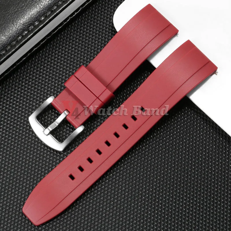 Premium Quick Release Silicone Watch Strap – Durable Rubber Band in Multiple Widths
