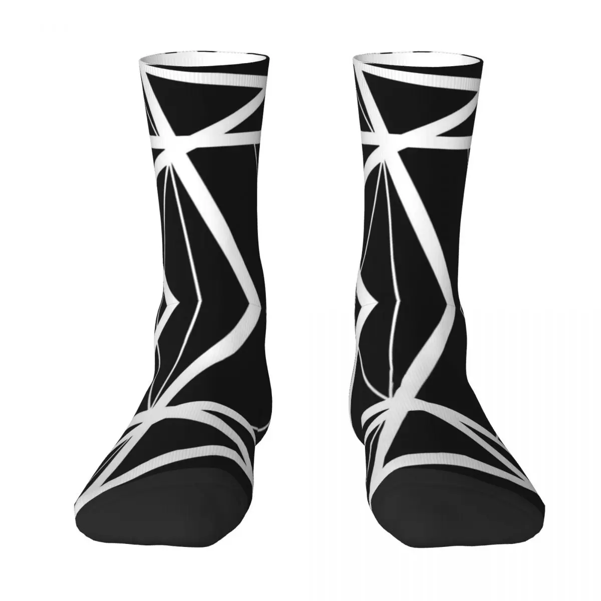 Black White Unisex Winter Socks Outdoor Happy Socks Street Style Crazy Sock goodeal 1 2 pairs standard thickness men socks black white color fashion style simple cotton striped socks unisex casual sock
