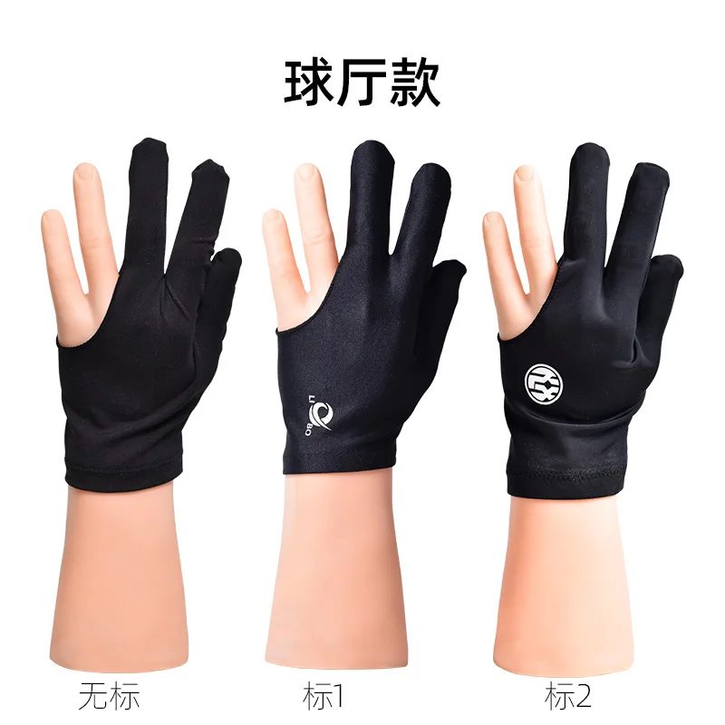 

Snooker Billiard Glove 3 Fingers Show Gloves For Billiard Glove Man Smooth Biliardo Guanti Accessories Fingerless Gloves