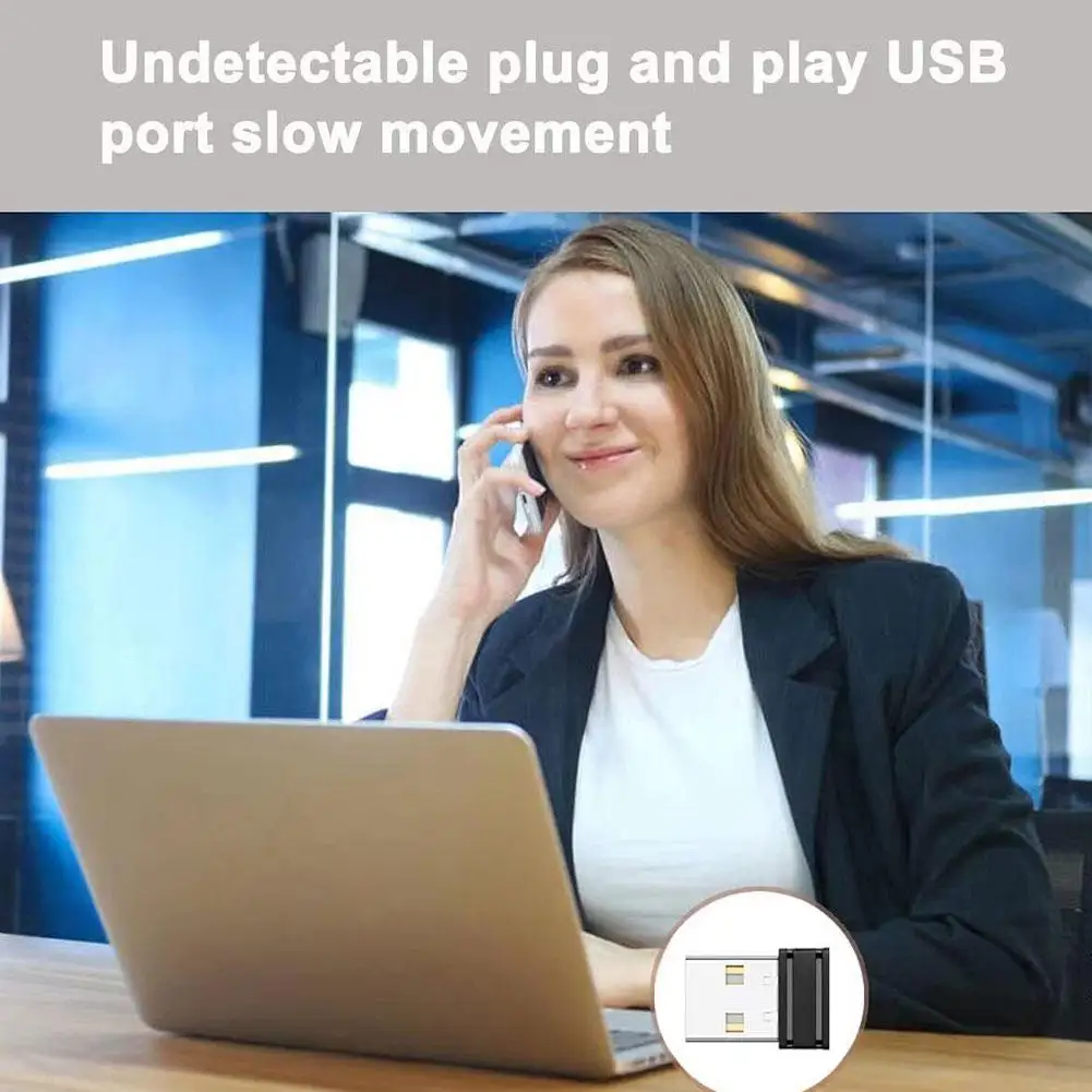 Wireless Mouse Jigglers Mover wireless mouse mouse mover Undetectable Automatic USB Port Shaker Wiggler for Laptop Keeps Computer Awake Mouse Movement