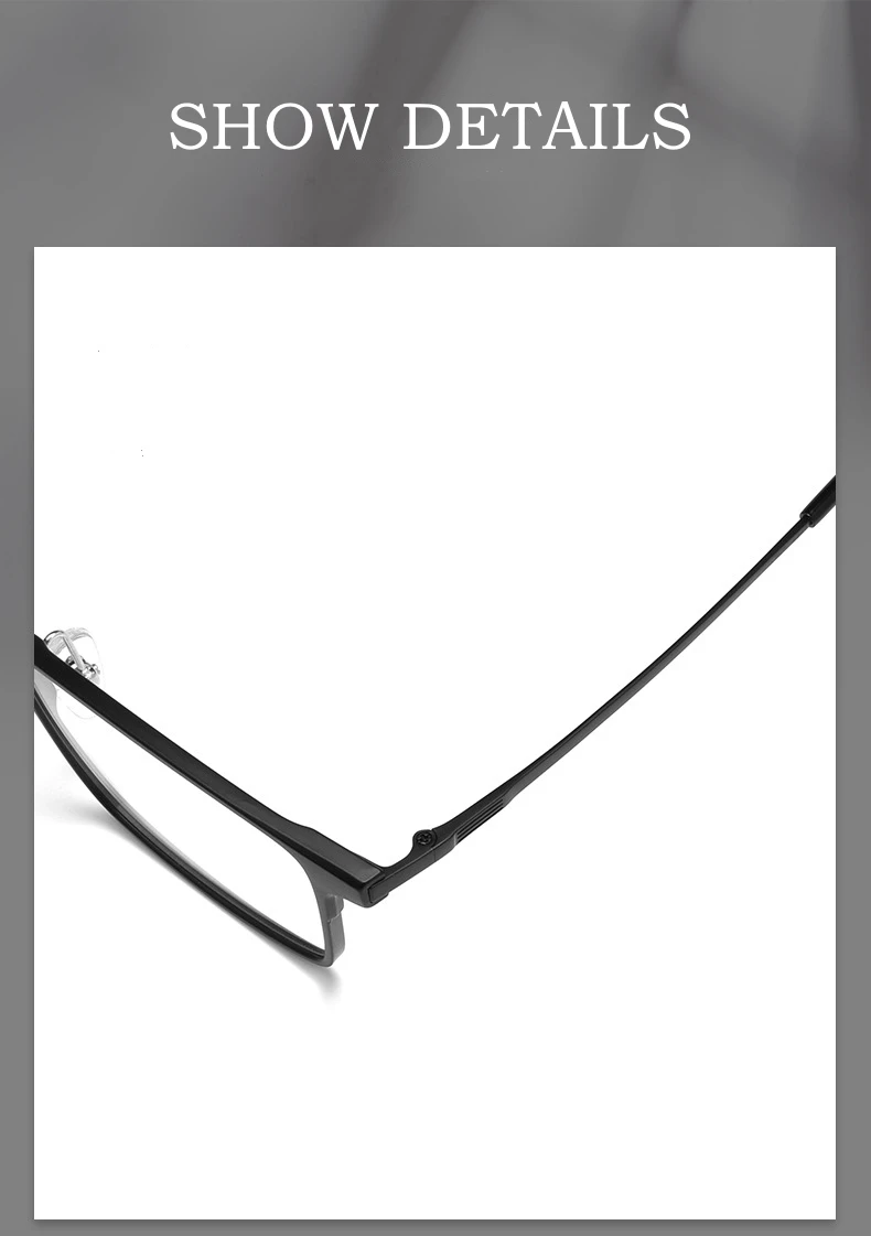 YIMARUILI Neue Magnetische Clip Polarisierte Sonnenbrille Fahren UV Reinem Titan Platz Optische Brillen Rahmen Männer T93010Y – Detail 12