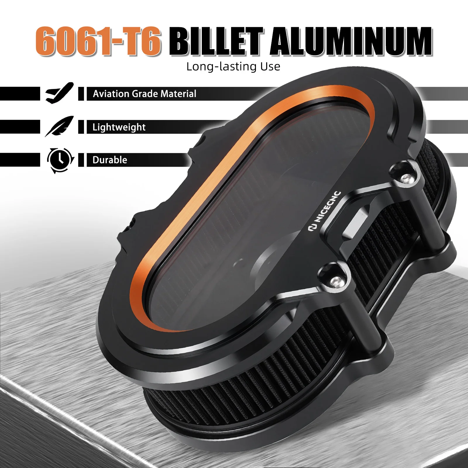 Luftfilter-Ansaugfilter für Harley Touring Street Glide Road Glide / Special Road King FLHR / Special Ultra Limited 2017-2023 – Detail 3