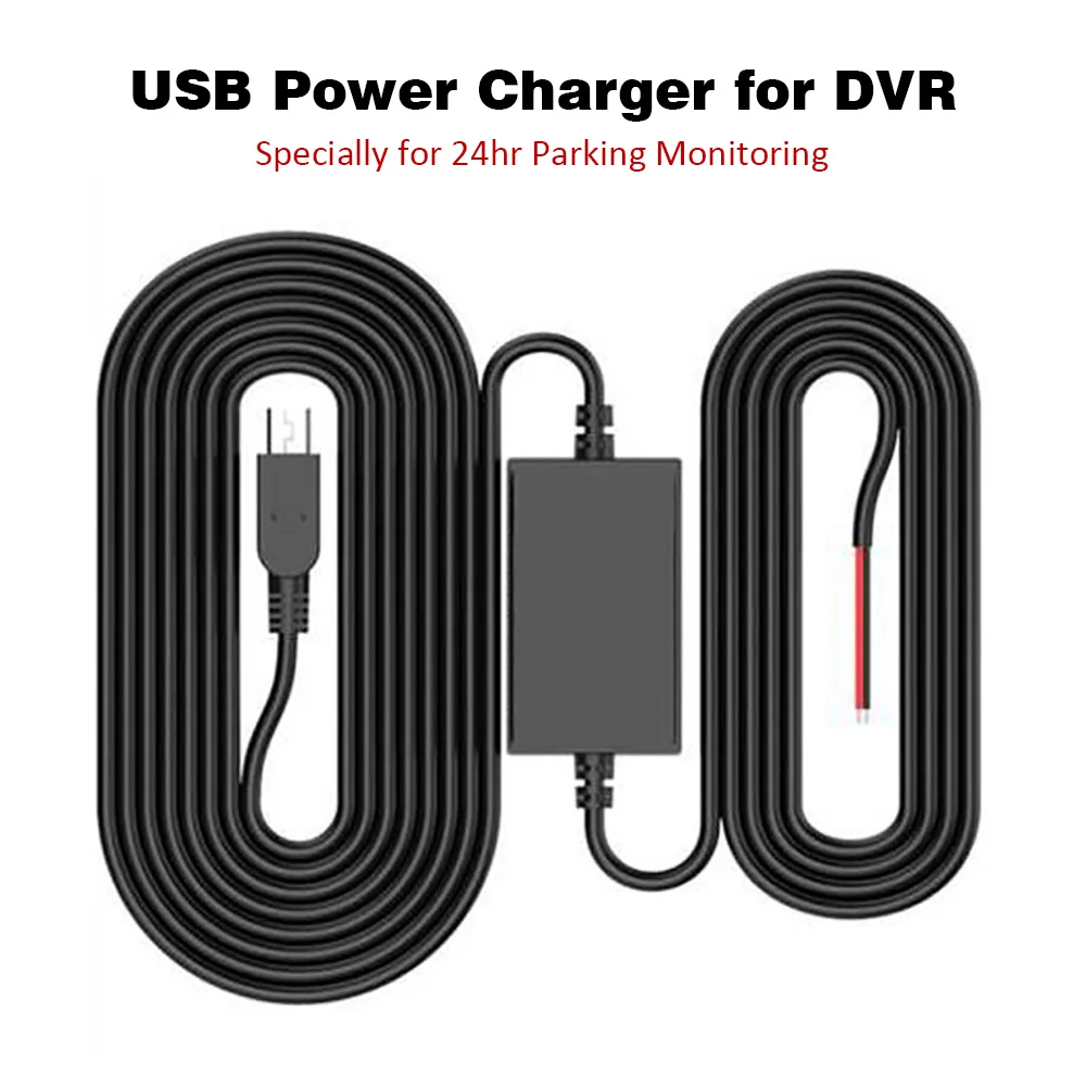 Dash Cam Cable Car Camera Hardwire Kit Buck Line 24 Hour Parking