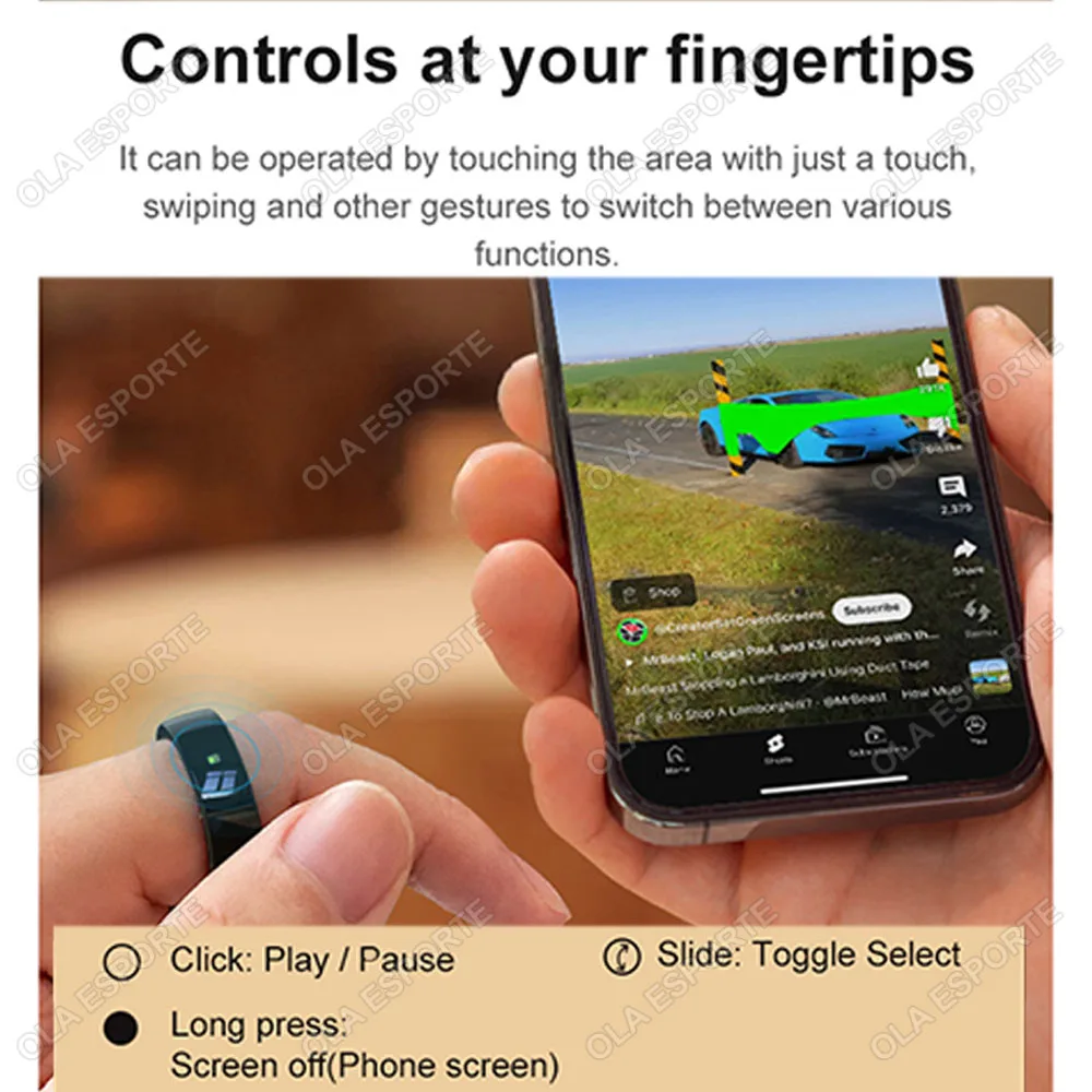 New NFC Ceramic Smart Ring Men Women Message reminder Gesture control Health Sleep Monitor 5ATM Waterproof sports Mode Smartring