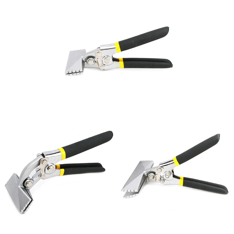 

Sheet Metal Bending Pliers Hand Seamer Wide Jaw Straight 80mm/Elbow 80mm/Straight 150mm for Welding Clamps New