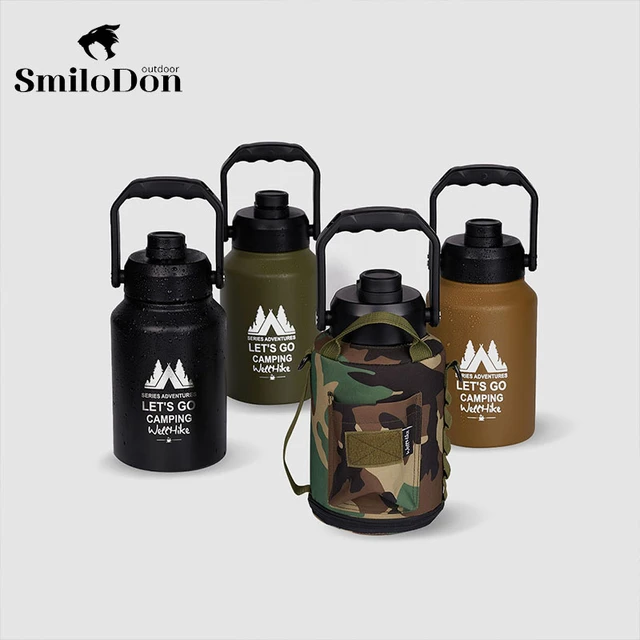 128oz 3785ml Insulated Water Bottle, Dishwasher Safe Stainless Steel  Thermos, Bpa Free Jug With Handle & Anti-slip Bottom - Water Bottles -  AliExpress