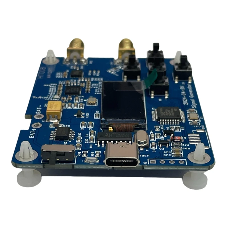 HT008 MAX2871 Signal Source 23.5-6000Mhz RF Module Consists Of Serial Control CH2 Support -25Db Power Regulation Upgrade