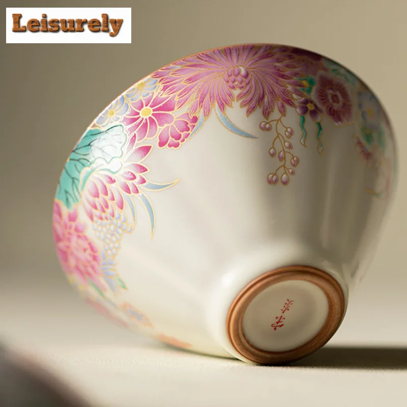 Lard Jelly Small Garden Tea Set Complete Set Vintage Tea Ceremony Set Household Teapot And Tea Cup Set Teaware Ornaments Craft