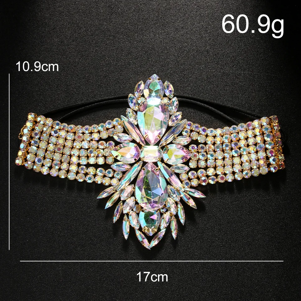 Chaîne De Taille En Strass Avec Lettres - String Élastique Cristal - Bijou De Corps Pour Festival, Plage, Soirée