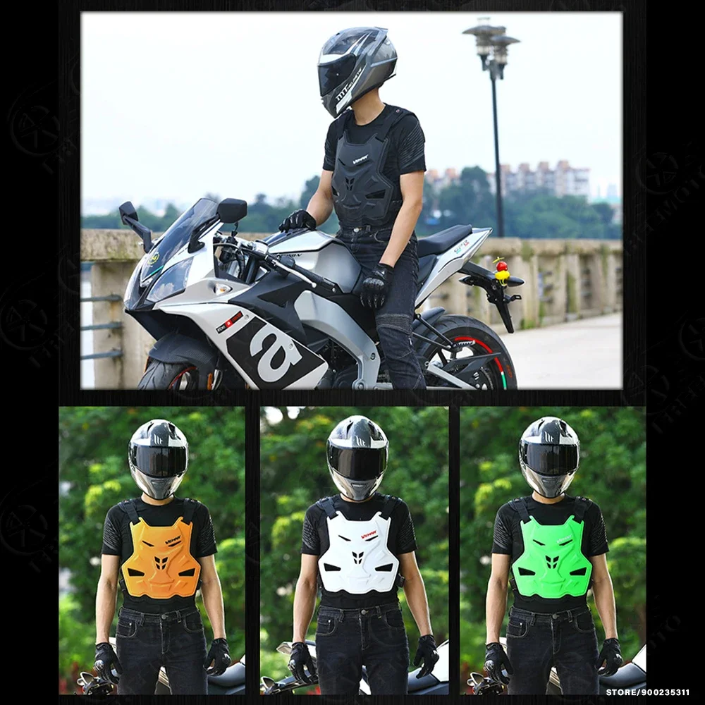 VEMAR Motocross Armour Motorcycle Armor Vest Protective Gears Moto Armor Motorcycle Jacket with Protection for Body