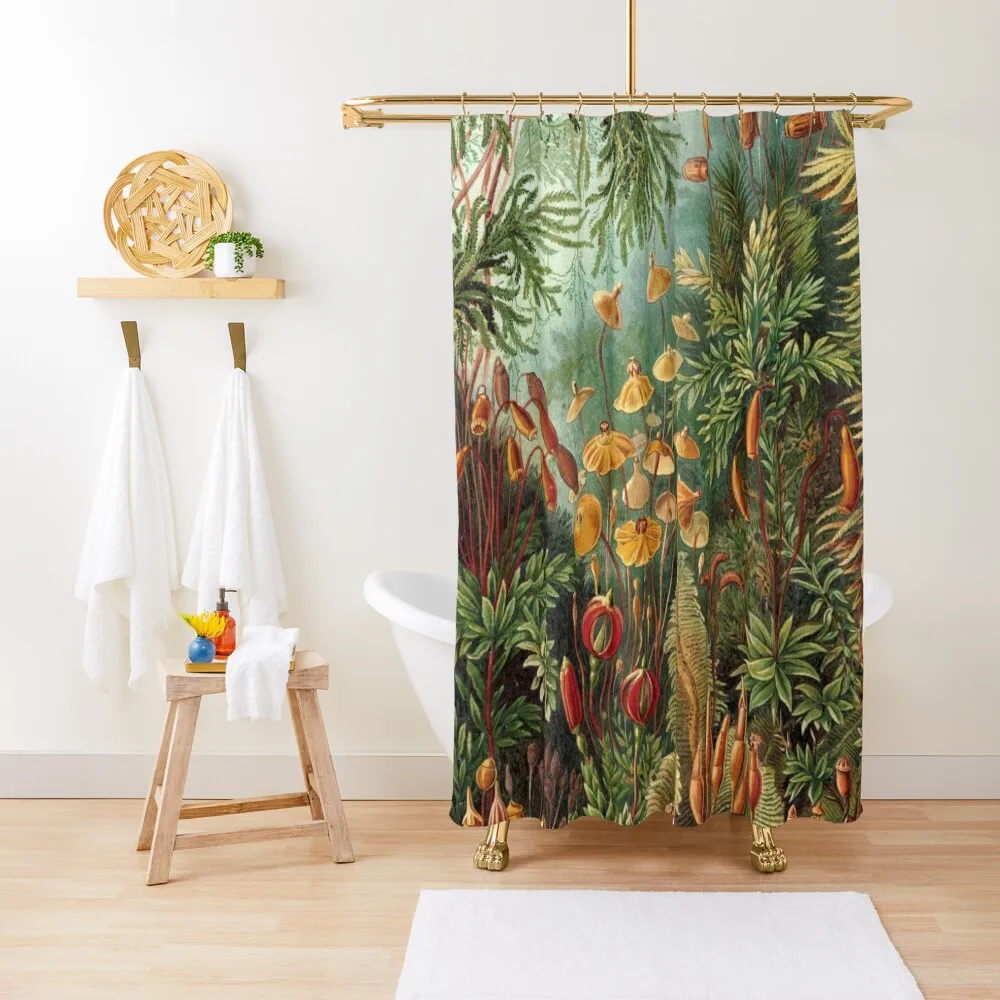 

Vintage Plants Decorative Nature Painting Illustration Artwork Shower Curtain In The Bathroom Bathroom Shower Set Curtain