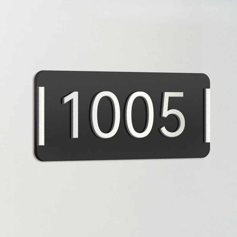 Personalizado Acrílico Porta Placas, Número Pessoal, Sinal