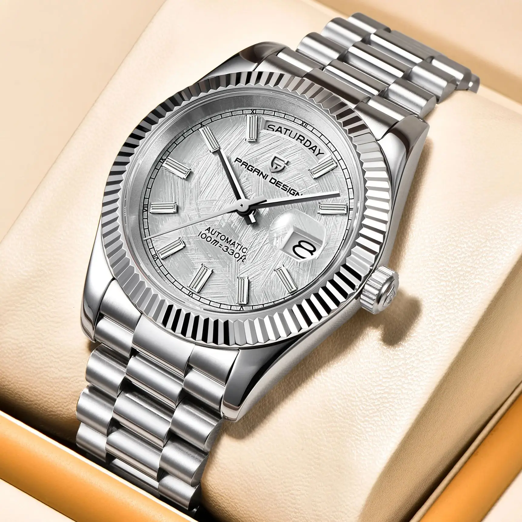 PAGANI DESIGN 【週末セール開催中】 New Pagani Design DayDate Wimbledon arrived! : r/ChineseWatches