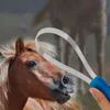 1PC Horse Grooming Comb Equestrian Brush Scraper Nonslip Curry Comb for Animal Cattle All Dogs Types Curry Combo Sweat Scraper 5