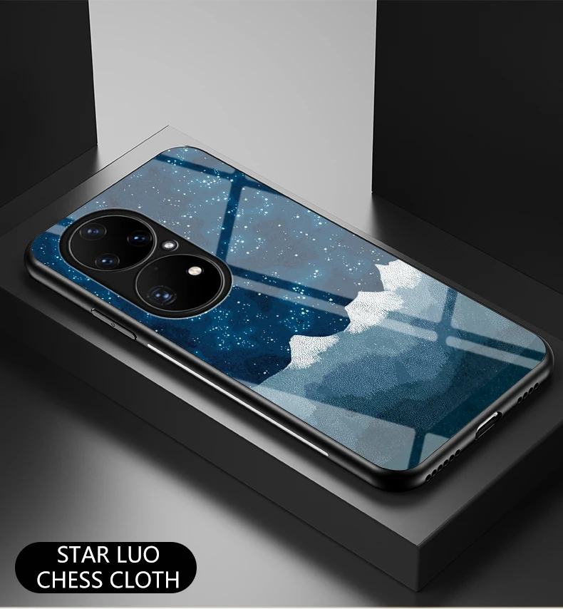 Coque en verre trempé Declareyao pour P9 P10 P20 P30 P40 Lite Declareyao Coque de luxe en verre trempé pour Huawei P9 P10 P20 P30 P40 P50 Pr_voghion.com