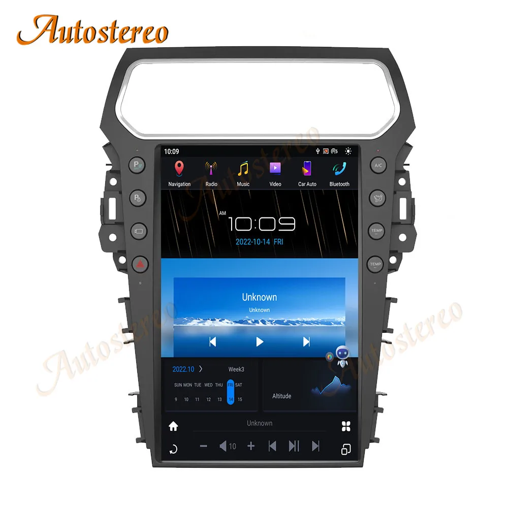 14.4 Android 13 Carplay Screen For Ford Explorer 2011-2019 SYNC 1 2 3 Tesla Styl