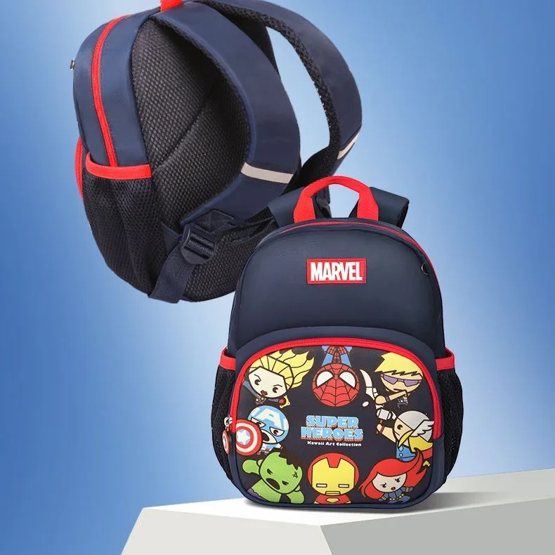 Original Marvel cartoon Spider-Man cute backpack Schoolbag 1