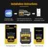 V020 Elm327 Bluetooth OBD2 Scanner for IOS/Android/PC ELM 327 Code Reader Clear Error Engine Car Fault Diagnostis Tool 5
