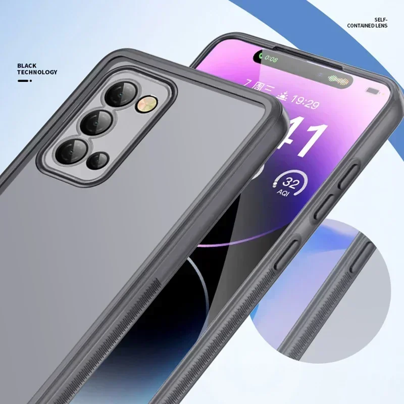 Luxury Clear Soft Silicone Shockproof Camera Protective Case Cover