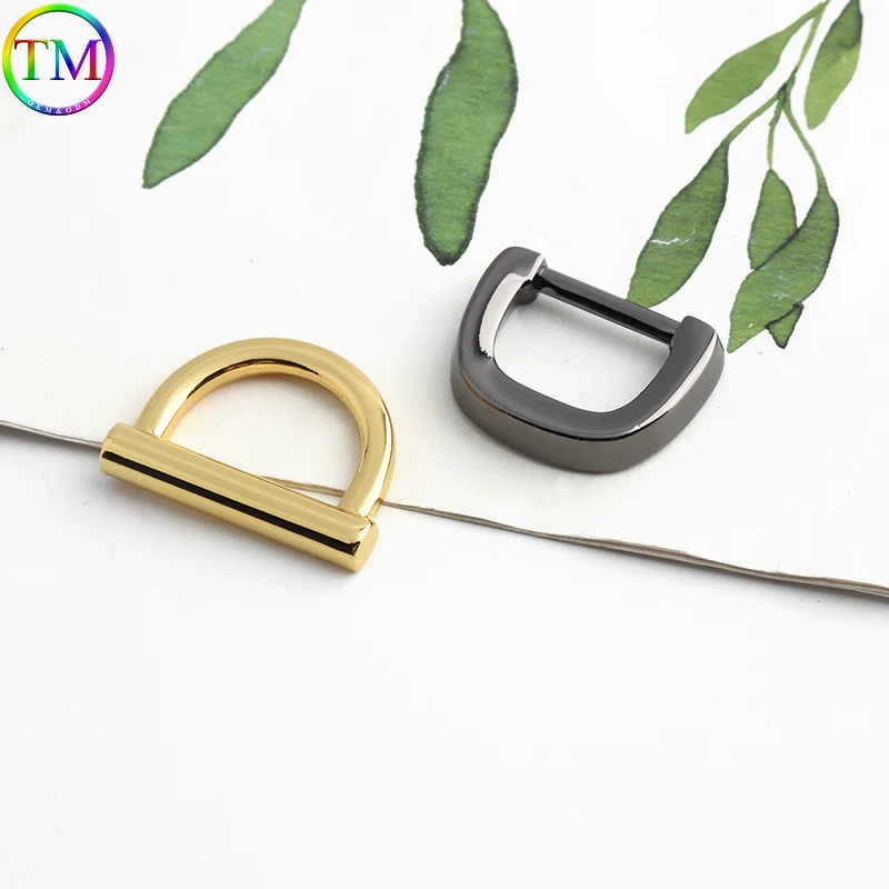 10-50Pcs Metal D Ring Buckle Die-Casting D Eye Buckle Clasp For Diy Leather Handbag Hardware Accessories straps for bags