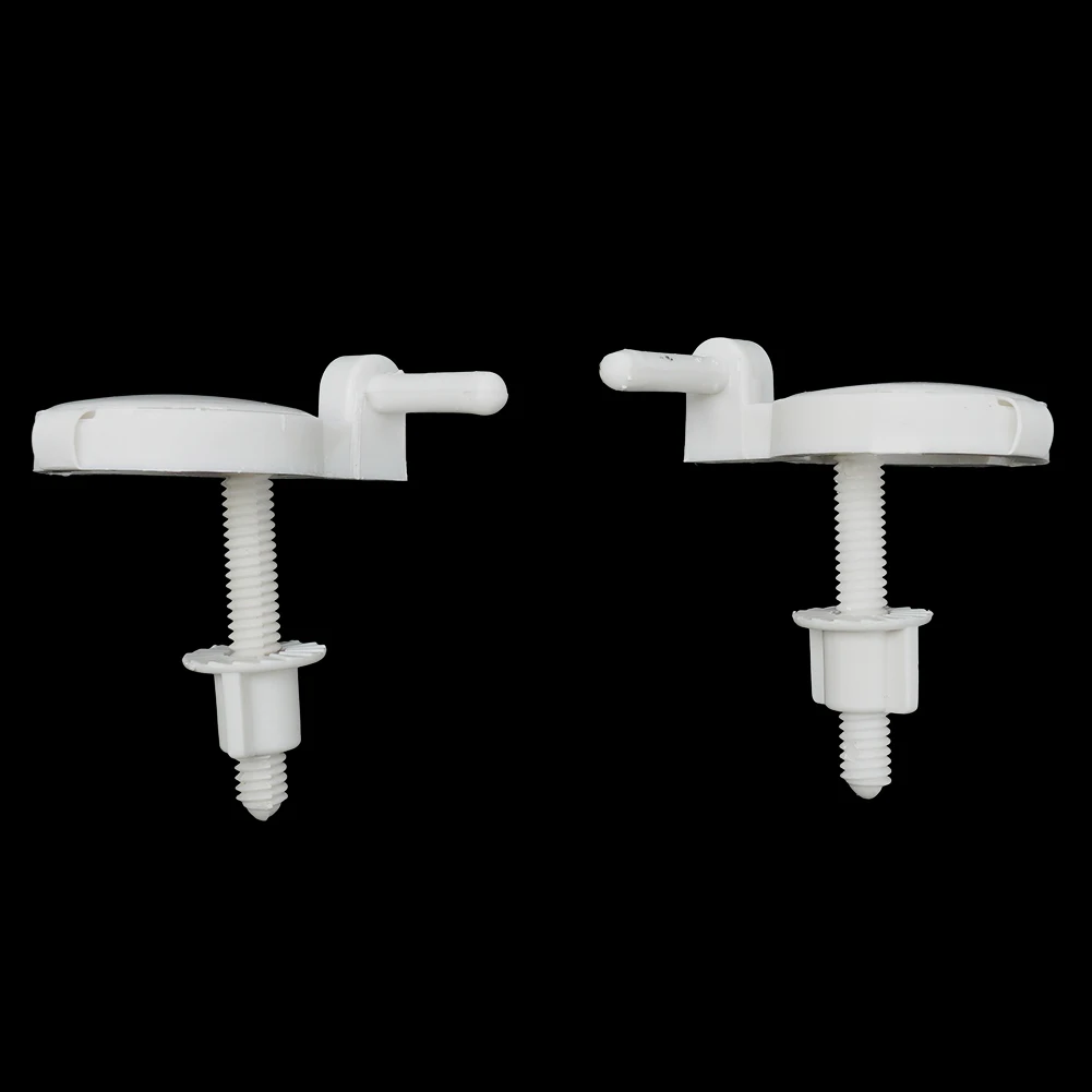 

For Toilet Seats Toilet Screw WC 2PCS ABS Plastic Fixing Accessories Kit Hinge Bolt Screw Toilet Pew Accessories