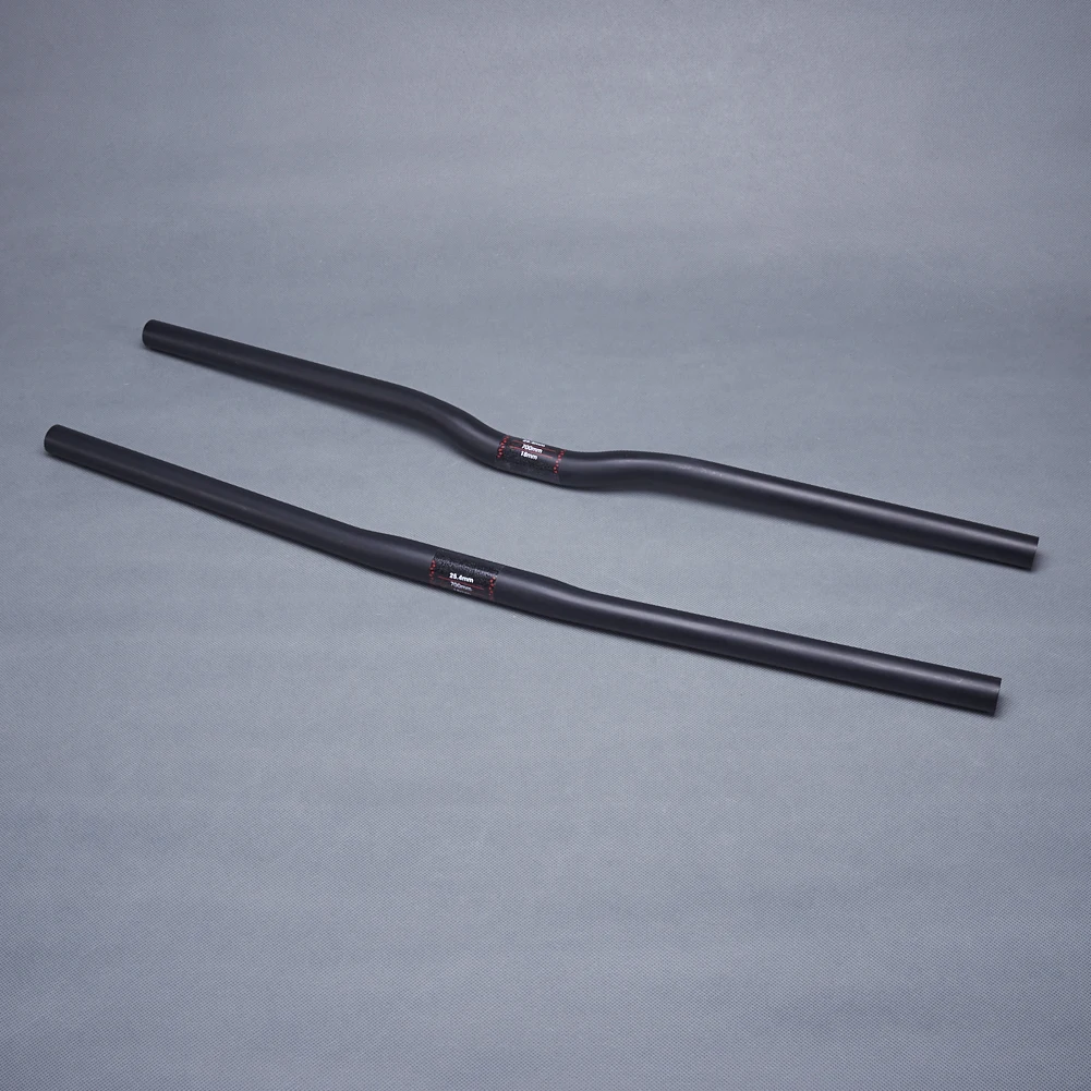 Black Matte Carbon Handlebar 25.4mm MTB Bicycle Handlebar For Bike Kids' Folding BMX Mountain Handle Bar 480mm-700mm