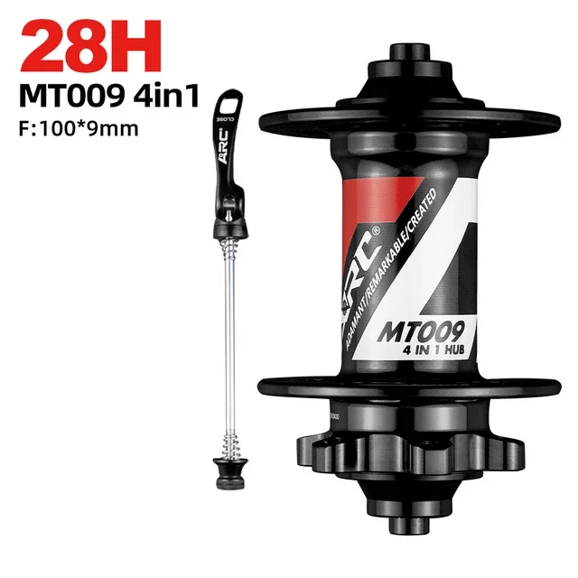 Enhanced Rear MTB Mountain Bike Hub with Multiple Hole Options and Versatile Freehub Compatibility