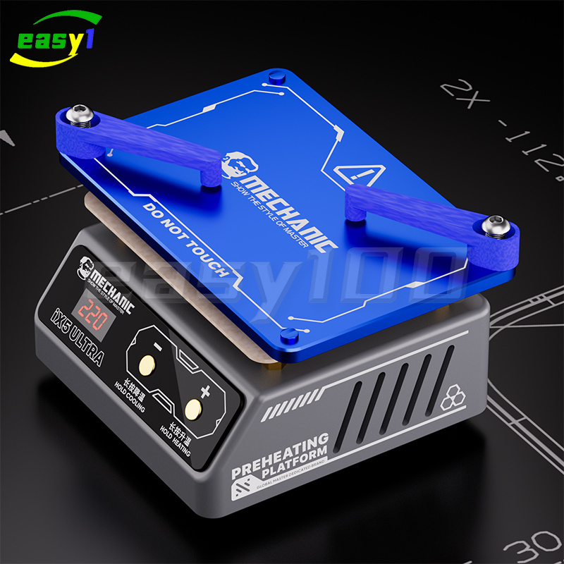 Mechanic IX5 Ultra Universal Preheating Platform used for motherboard layered bonding to remove glue dot matrix repair heaters