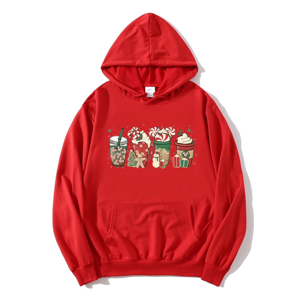 Christmas Coffee Sweatshirt Christmas Hoodies Women Coffe Sweasthirt Coffe Lover Christmas Gift Christmas Kawaii Clothes