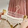 Crystal Acrylic Hanger Clothes Organizer Suit Rack,Anti-slip Coat Pants Hanger Closet Storage Skirt Dress Space Saving,10Pcs ﻿ 5