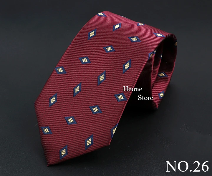 Neue Mode-Business Männer Krawatte Blau Rot Gestreiften Blume Tier Krawatten Hochzeit Party Abendessen Dünne Dünne Bräutigam Hemd Zubehör Geschenk – Detail 27