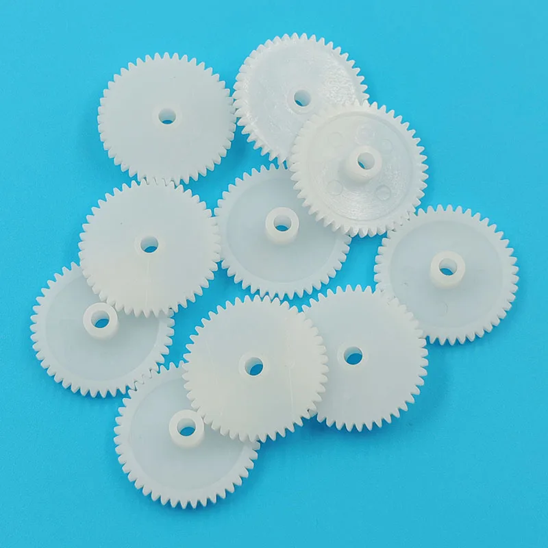 Transmission Gear 443A Thick 0.5M 23MM Modulus 0.5 44 Teeth 3MM Hole Plastic Disc Toy Accessories 10PCS/LOT